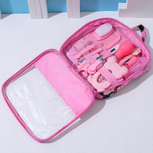 Complete Baby Grooming & Healthcare Kit with Travel Case (13 pieces)
