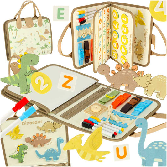 Montessori Busy Book for Toddlers-Interactive Early Learning Activity Book