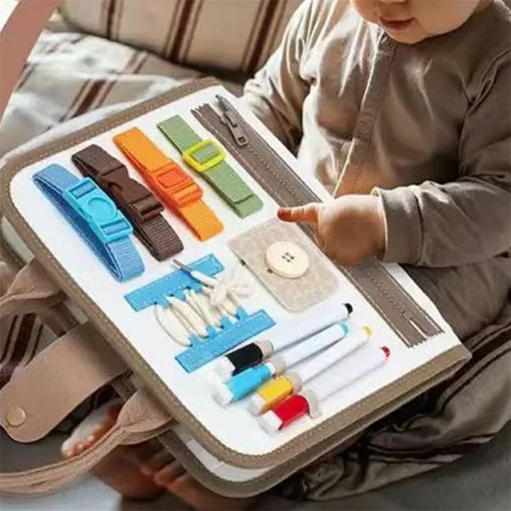 Montessori Busy Book for Toddlers-Interactive Early Learning Activity Book