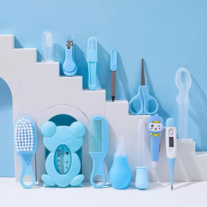 Complete Baby Grooming & Healthcare Kit with Travel Case (13 pieces)