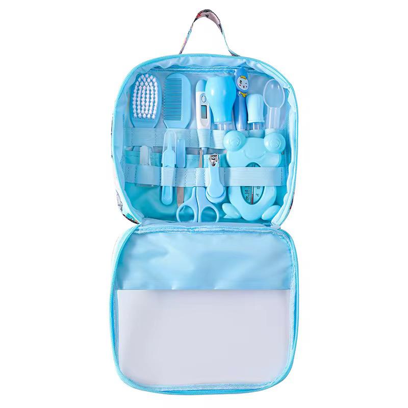 Complete Baby Grooming & Healthcare Kit with Travel Case (13 pieces)