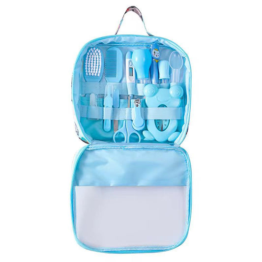 Complete Baby Grooming & Healthcare Kit with Travel Case (13 pieces)