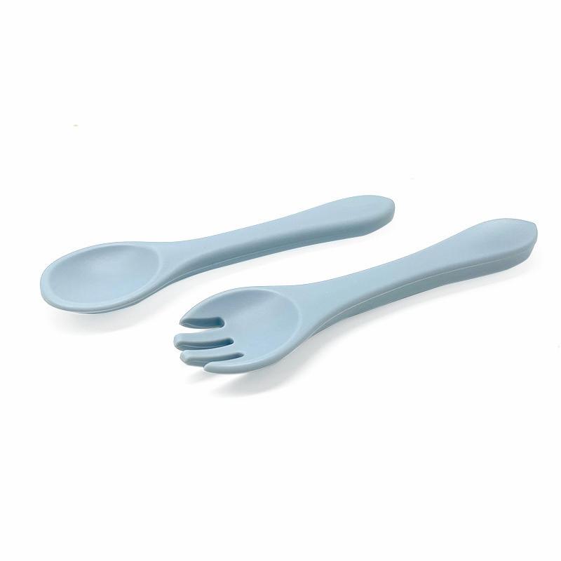 8-Piece Baby Feeding Gift Set, Toothbrush with Cover, BPA-Free, Food-Grade silicone