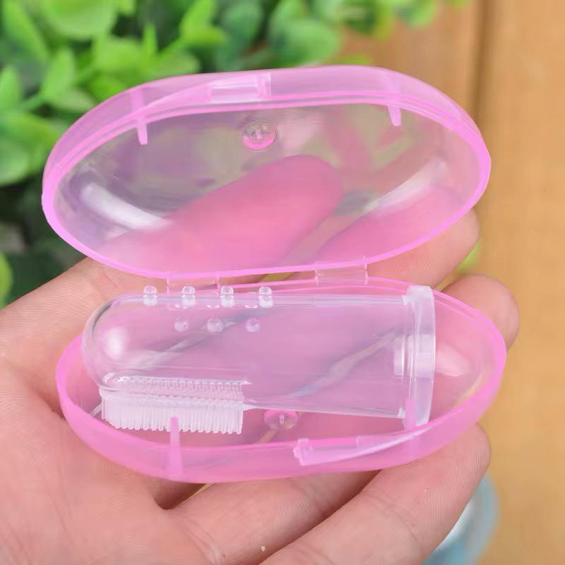 8-Piece Baby Feeding Gift Set, Toothbrush with Cover, BPA-Free, Food-Grade silicone
