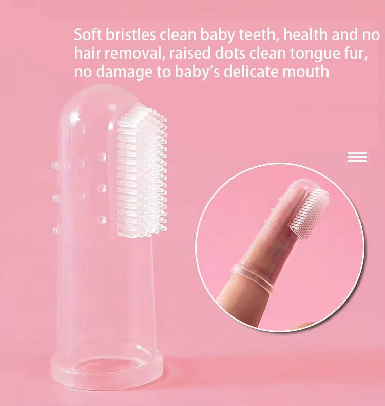 8-Piece Baby Feeding Gift Set, Toothbrush with Cover, BPA-Free, Food-Grade silicone
