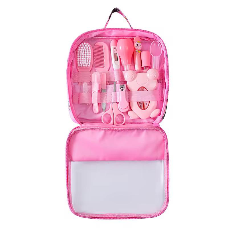 Complete Baby Grooming & Healthcare Kit with Travel Case (13 pieces)